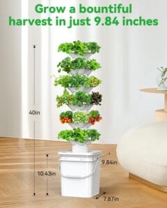 Sjzxuv Vertical Hydroponics Growing System Kit