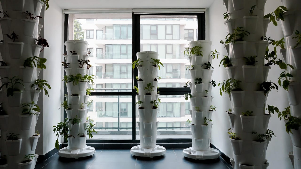 vertical hydroponic tower setup, hydroponic tower setup, DIY vertical hydroponic tower, vertical hydroponic garden setup, indoor vertical hydroponic tower