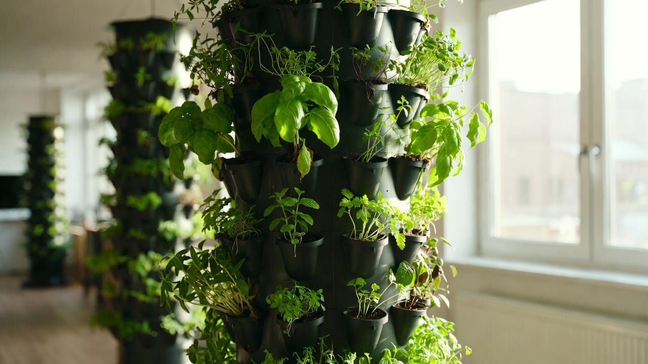• best plants for vertical hydroponic systems • vertical hydroponic systems for beginners • hydroponic tower plants • growing leafy greens hydroponically • herbs for vertical hydroponics