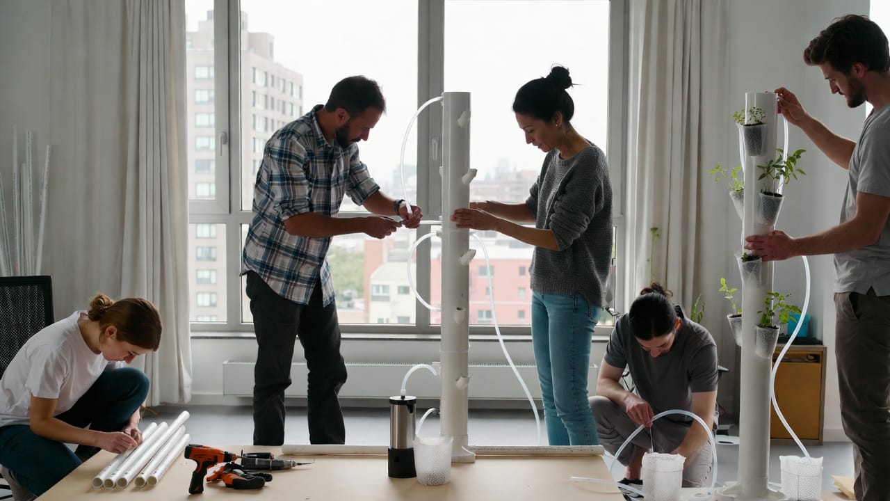 • how to build your own vertical hydroponic system • build your own vertical hydroponic system • DIY vertical hydroponic tower • vertical hydroponic system DIY • homemade vertical hydroponics